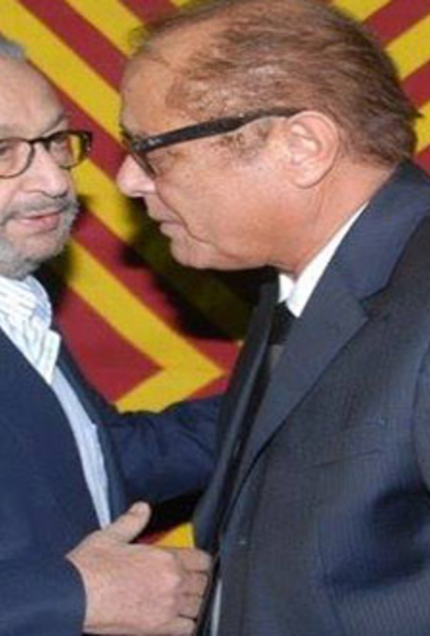 الراحلان محمود عبد العزيز ونور الشريف