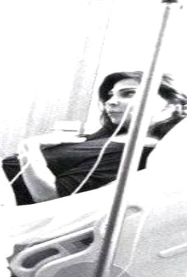 مايا دياب بعد نجاتها من حادث سير