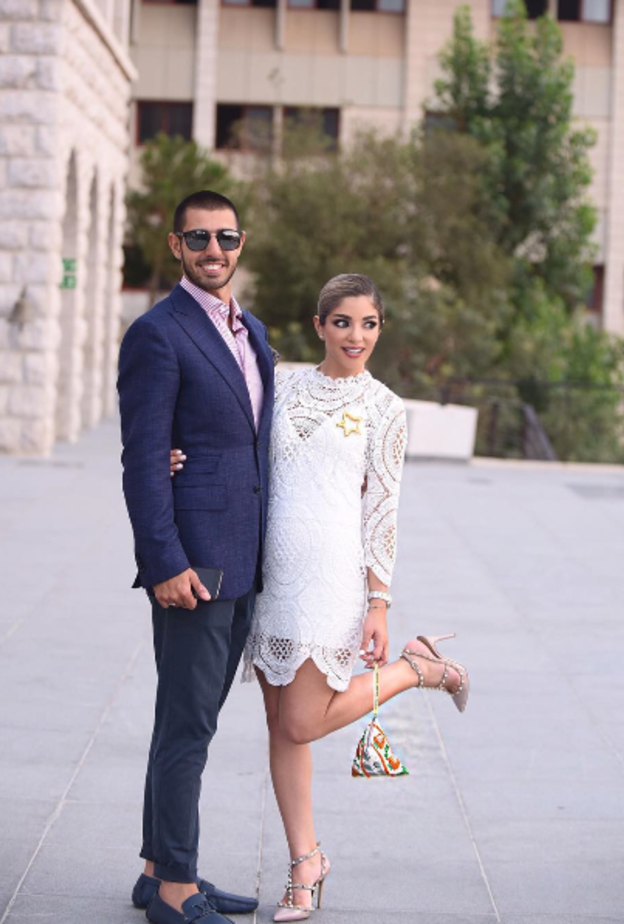 مريم مندلق وخطيبها