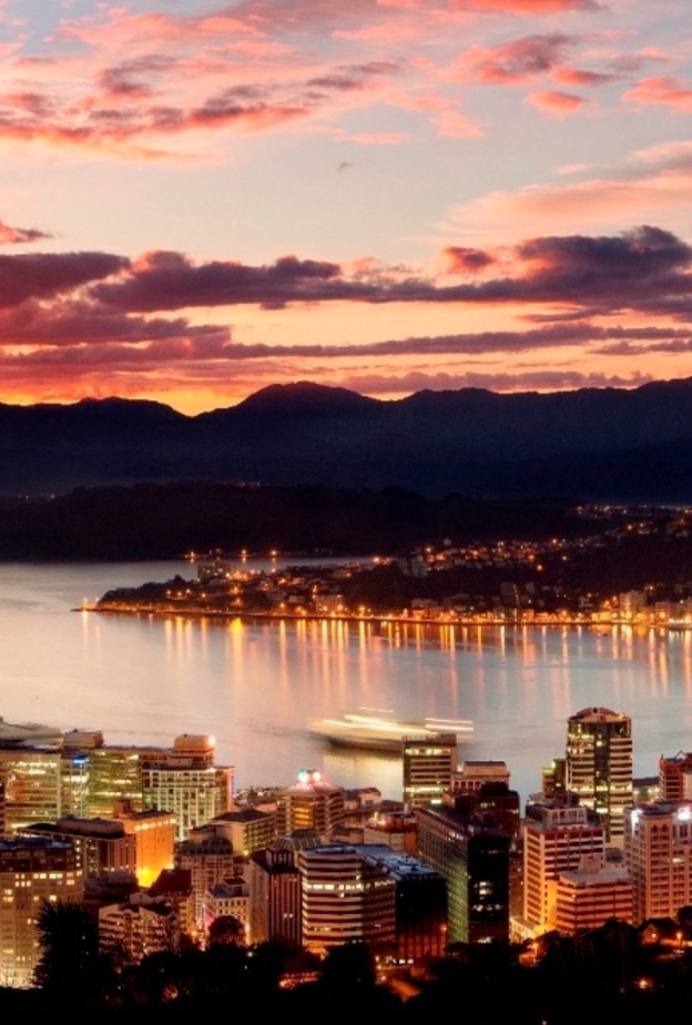 مشهد من العاصمة ويلينغتون