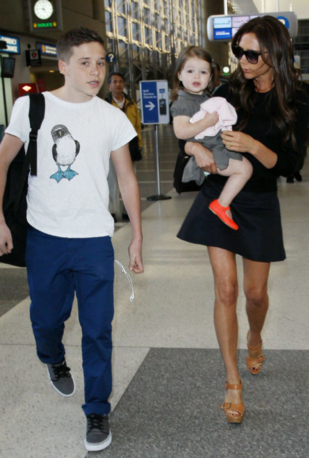 شارلوت أولمبيا مع عائلتها