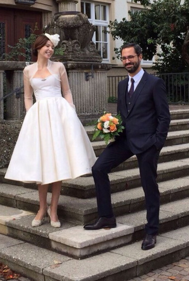 من زفاف الممثلة سلمي أرجش وجان اوز