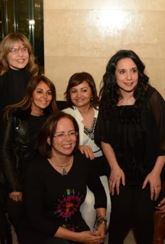 منة شلبي وشيرين رضا من افتتاح "نوارة"