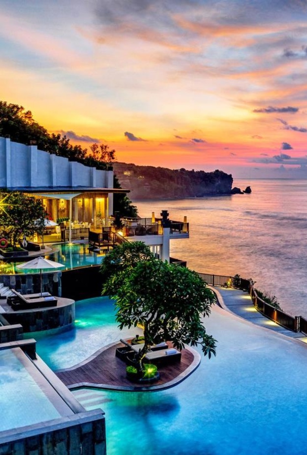 منتجع Anantara Uluwatu – Bali– شكل المنتجع من الخارج