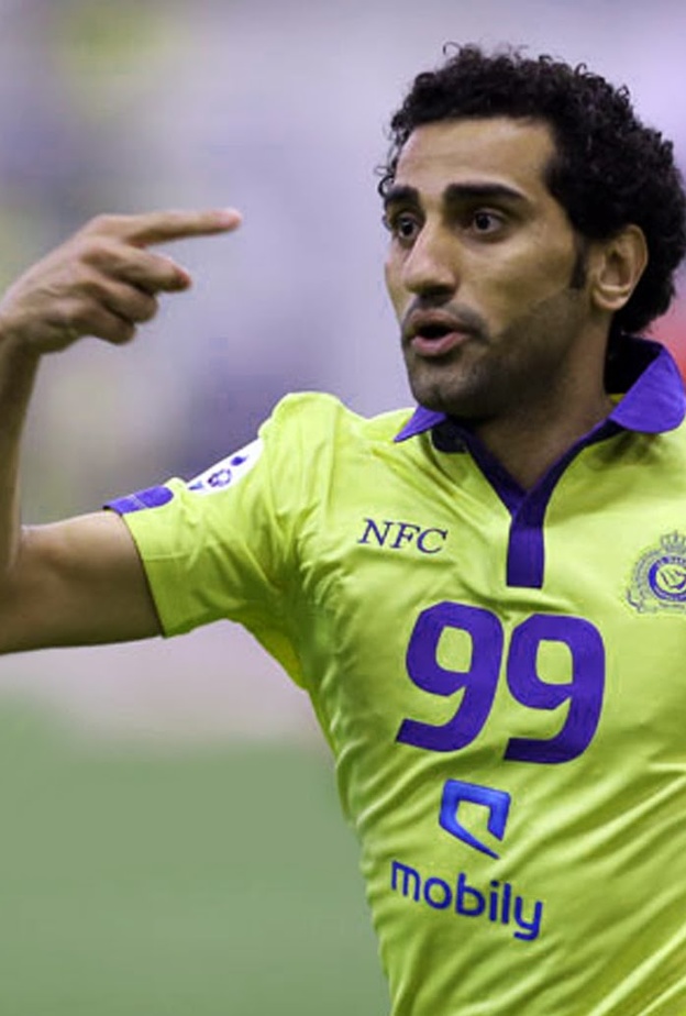 مهاجم فريق النصر السعودي حسن الراهب
