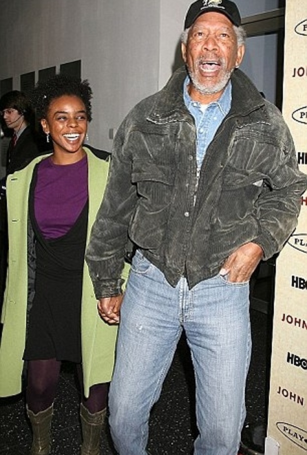 مورجان كان يصطحب حفيدته في جميع المناسبات