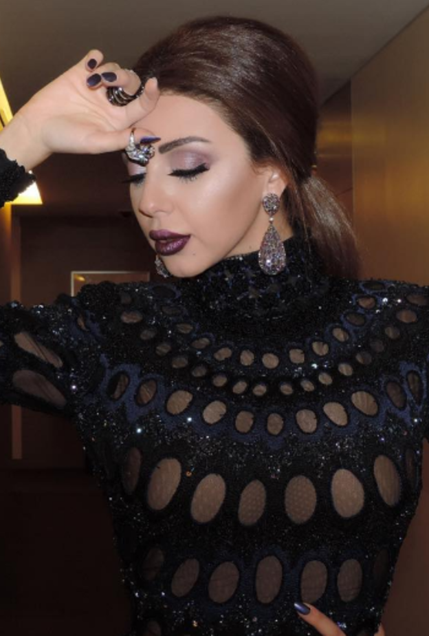 ميريام فارس في حفل عيد ميلاد بأبوظبي