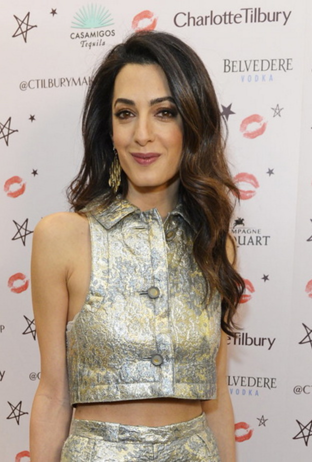 أمل كلوني و سلمى حايك