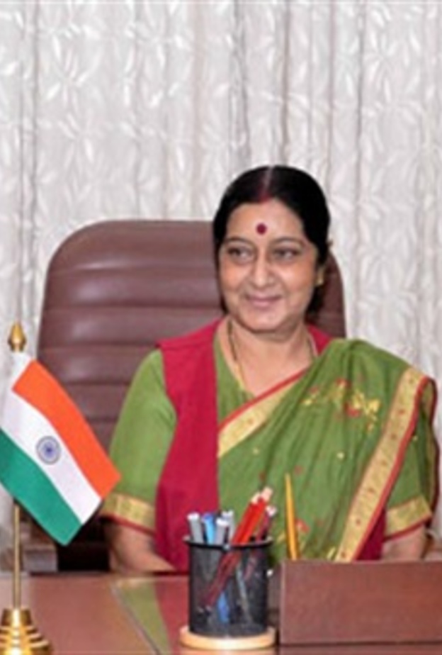 وزيرة الخارجية الهندية سوشما سواراج