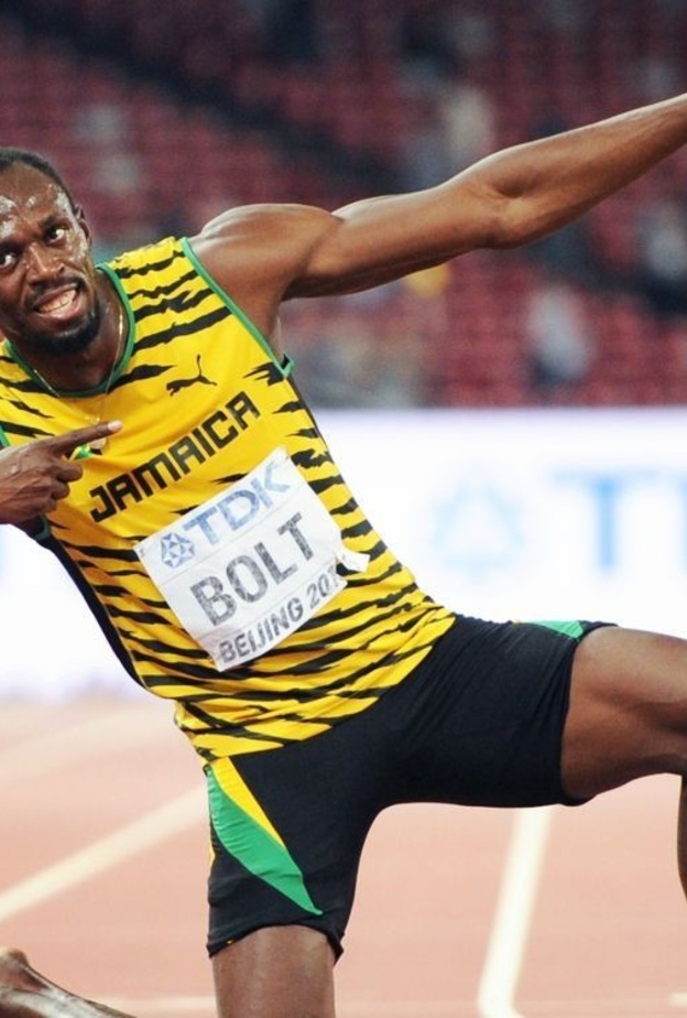 يوسين بولت يحرز ذهبية سباق 100م 