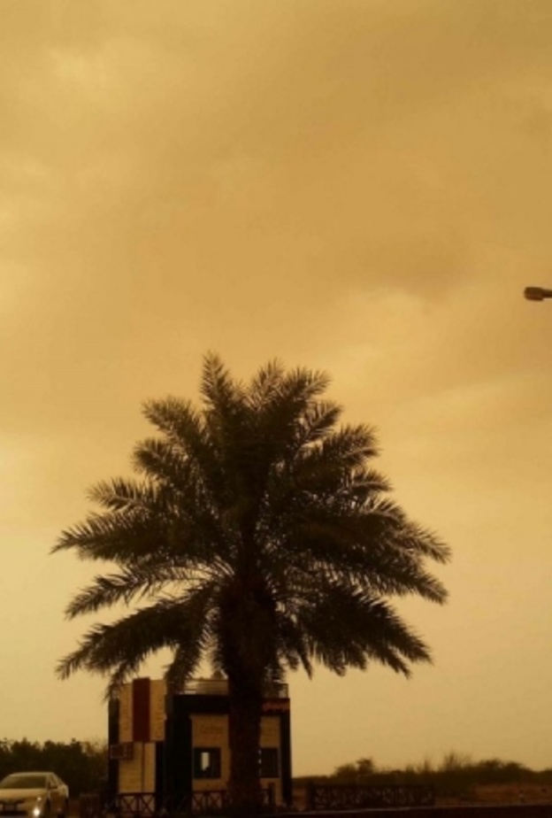 صورة لموجة أمطار سابقة تعرضت لها جازان 