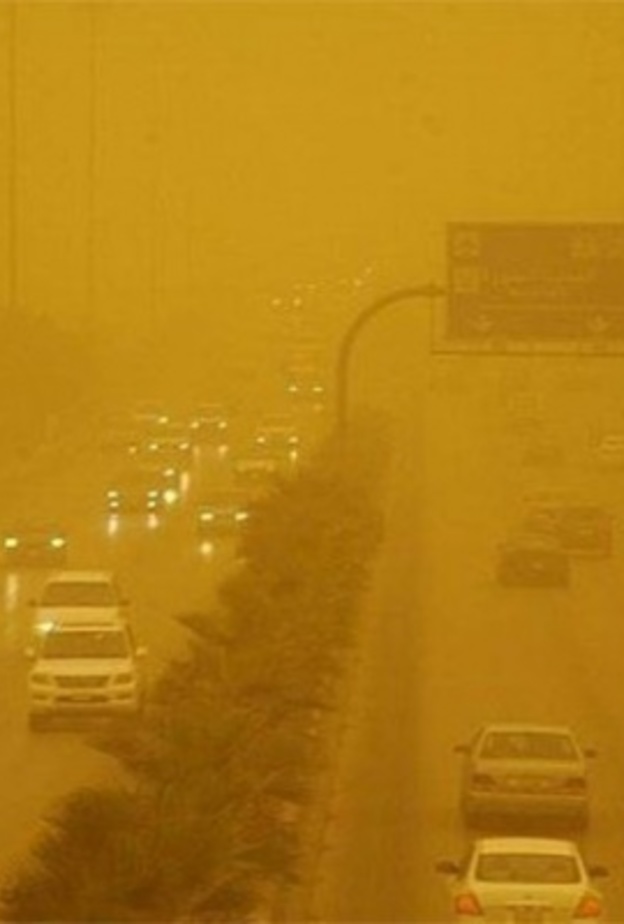 الأرصاد حذرت من الغبار على مناطق تبوك ، المدينة المنورة ، الجوف والحدود الشمالية.