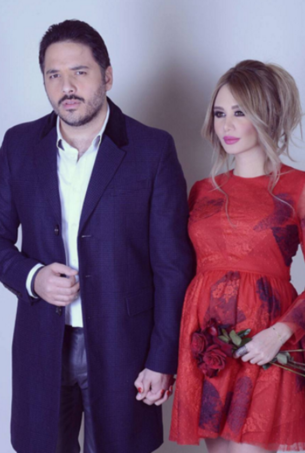 رامي عياش مع زوجته داليدا