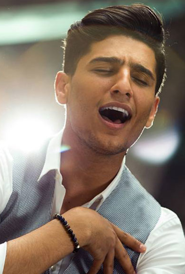محمد عساف مع المؤلف الموسيقي حبيب شحادة حنا
