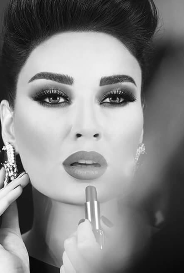 سيرين عبد النور قبل وبعد المكياج