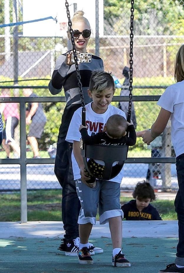 غوين ستيفاني تمضي أحلى الأوقات مع أطفالها!