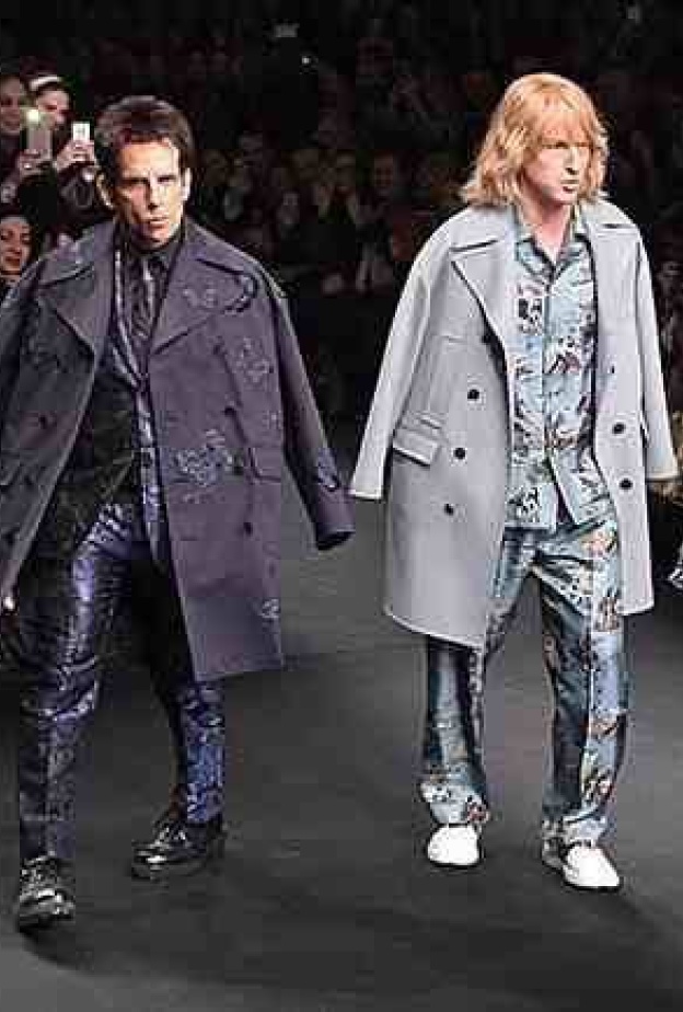 ماذا يفعل بن ستيللر واوين ويلسون فى عرض أزياء فالنتينو بباريس