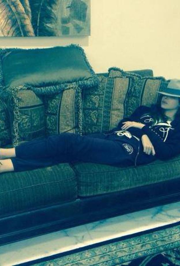 نانسي عجرم تنشر صورة على حسابها الشخصي بعد اخذ قيلولة نهار اليوم