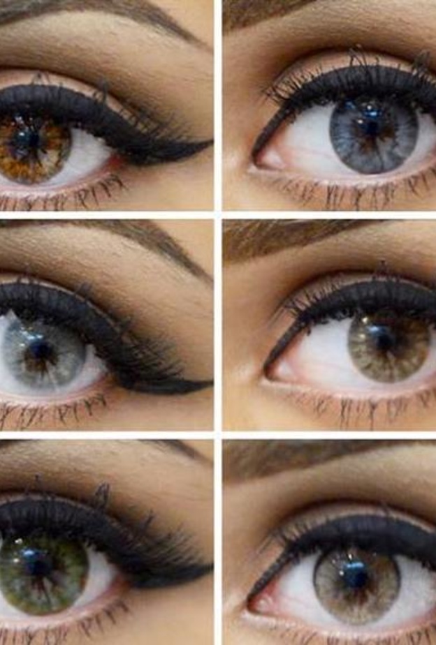 مكياج العدسات من المدونة نهى