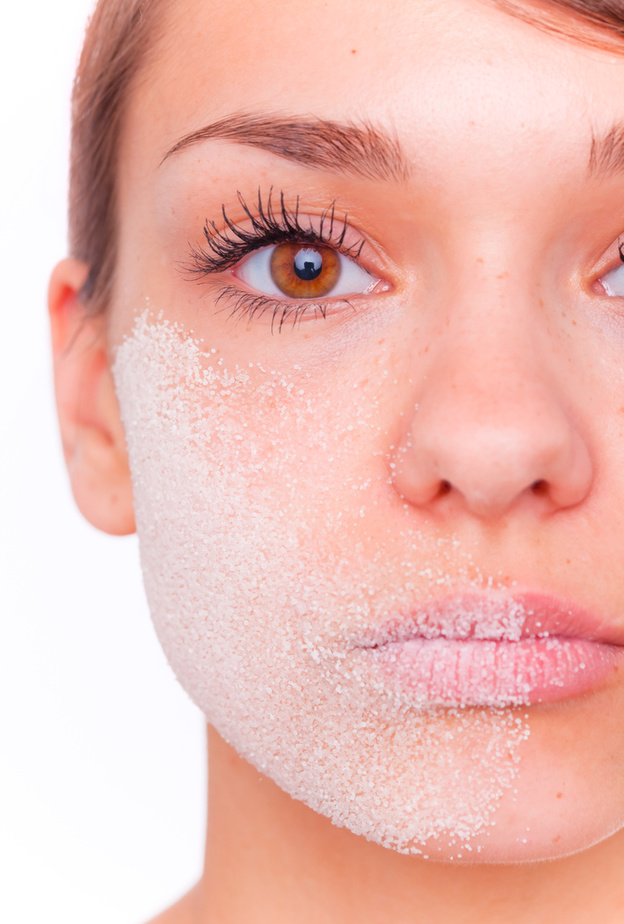 السكر للبشرة