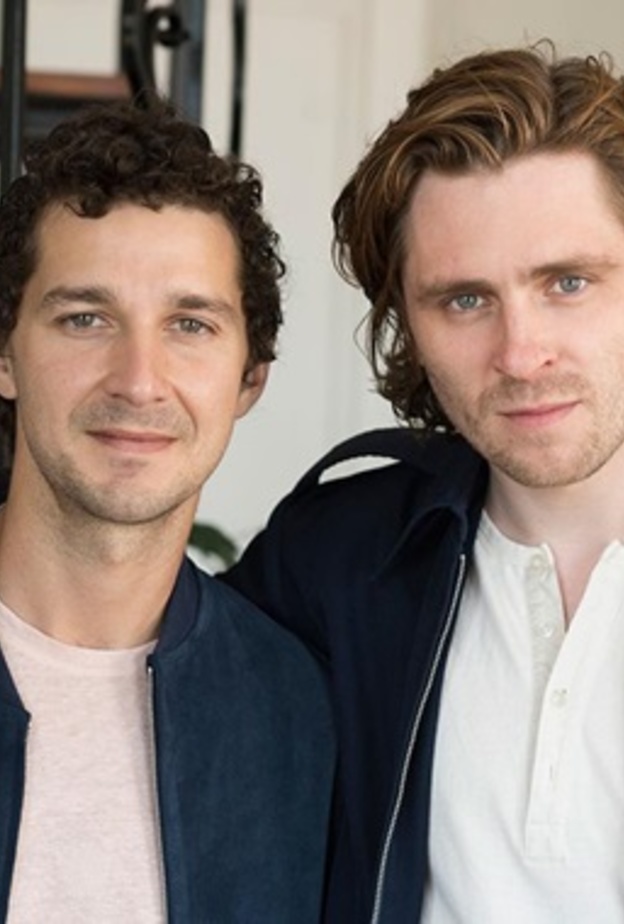 شيا لابوف والممثل السويدي سيفر جودناسون 