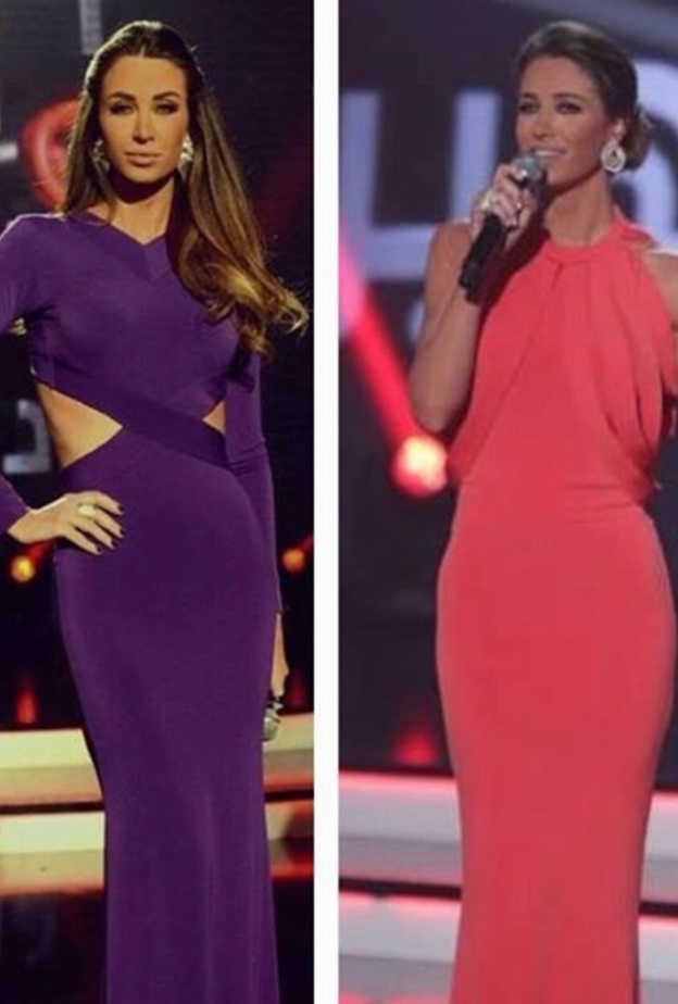 تفضّل الفساتين بالقصّات الضيّقة التي تليق بقوامها