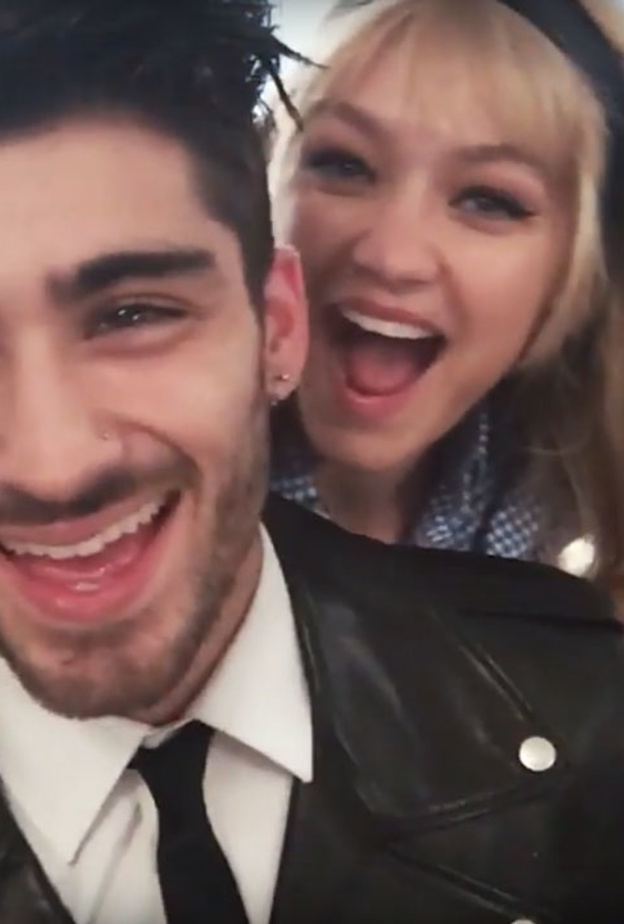 جيجي حديد وزين مالك 