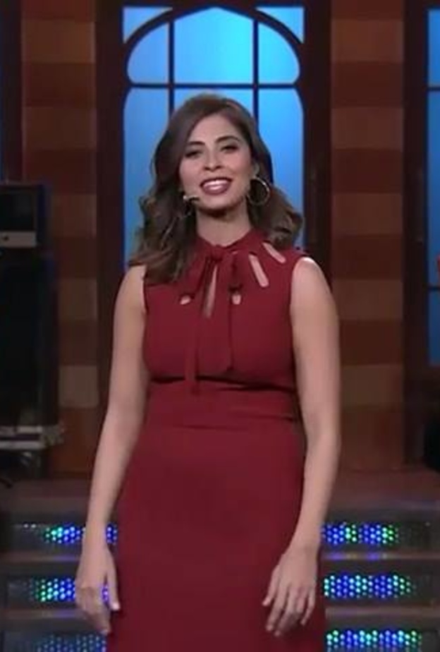 روبي في أول ظهور اعلامي لها بعد الولادة