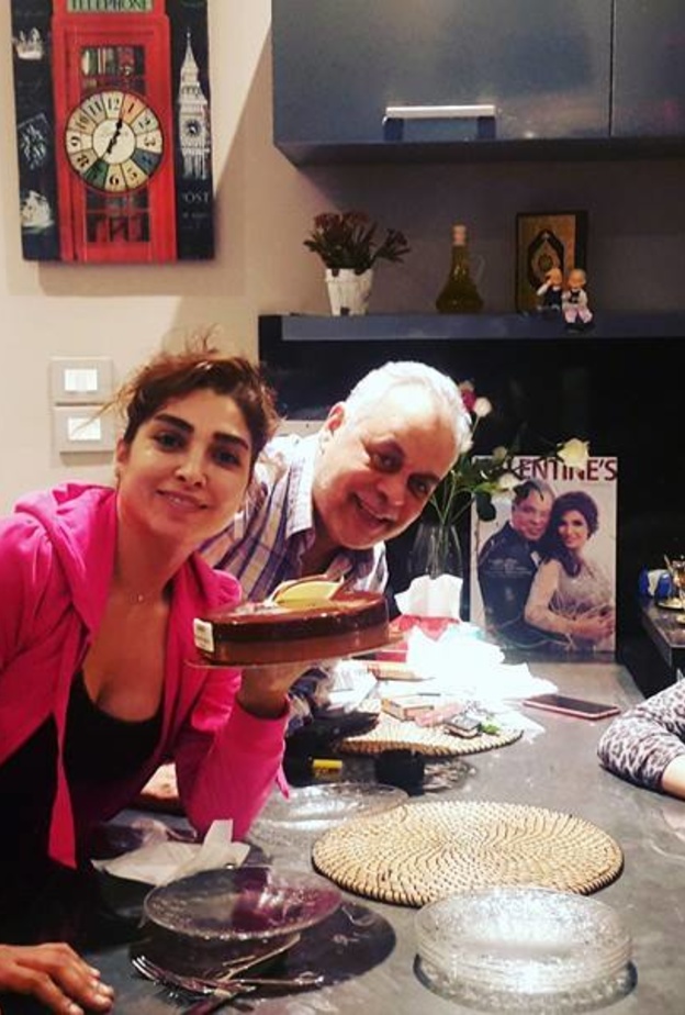 احتفلت روجينا بعيد ميلادها امس