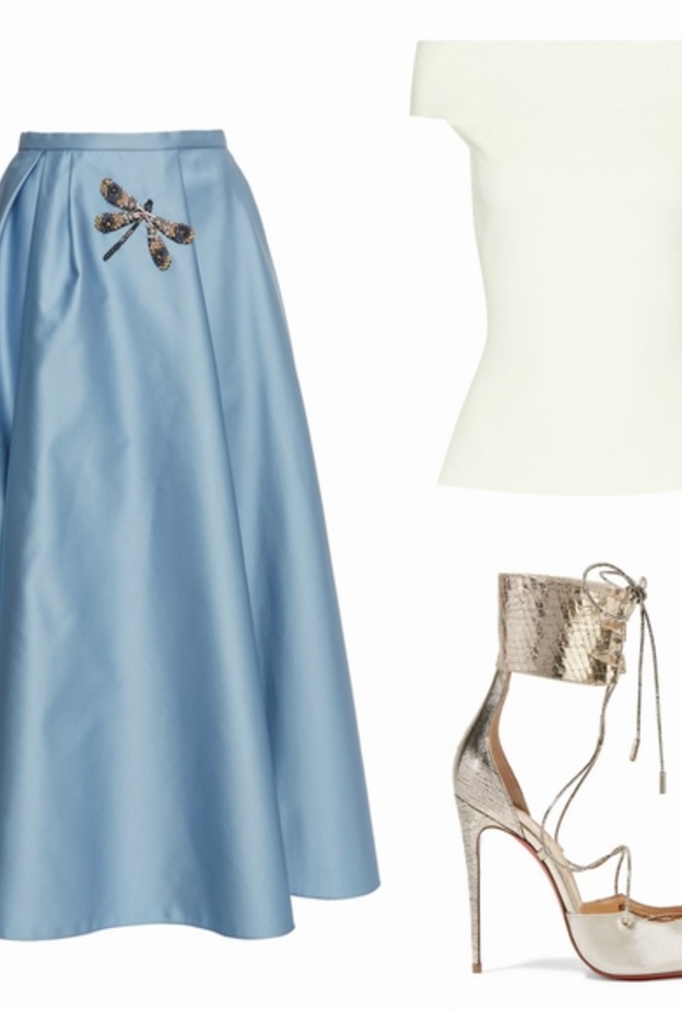 اطلالة أنثوية للسهرات بلمسات جذابة وناعمة 