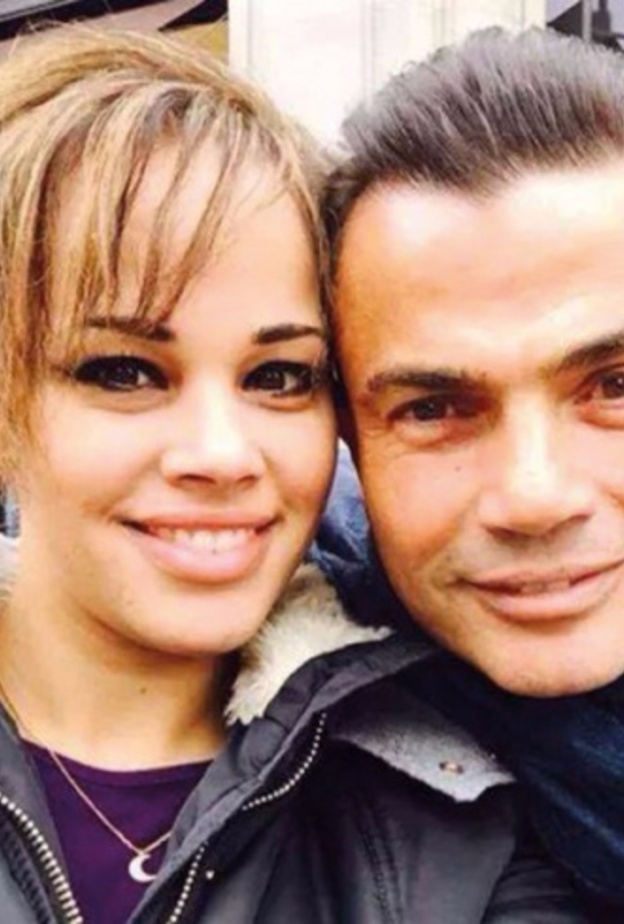 عمرو دياب مع ابنته الكبرى نور