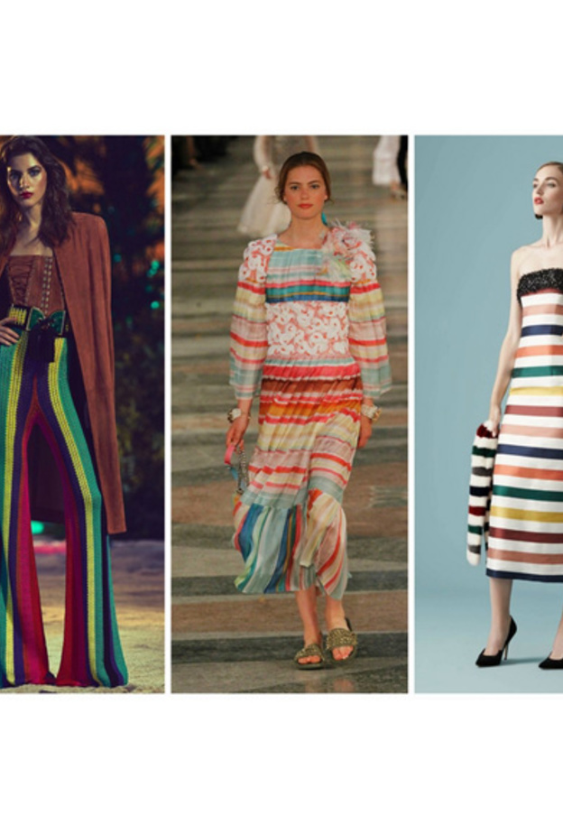 صيحة الأقمشة المخططة والملونة: لطالما ارتبطت الأقمشة المخططة بموسم الربيع