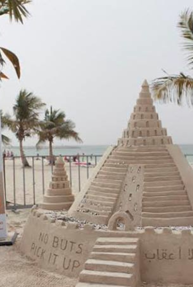 بلدية دبي تقول لا للتدخين بطريقتها الخاصة 