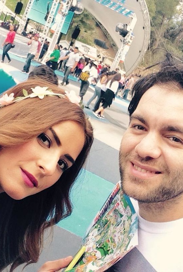 ريهام أيمن وزوجها شريف رمزي