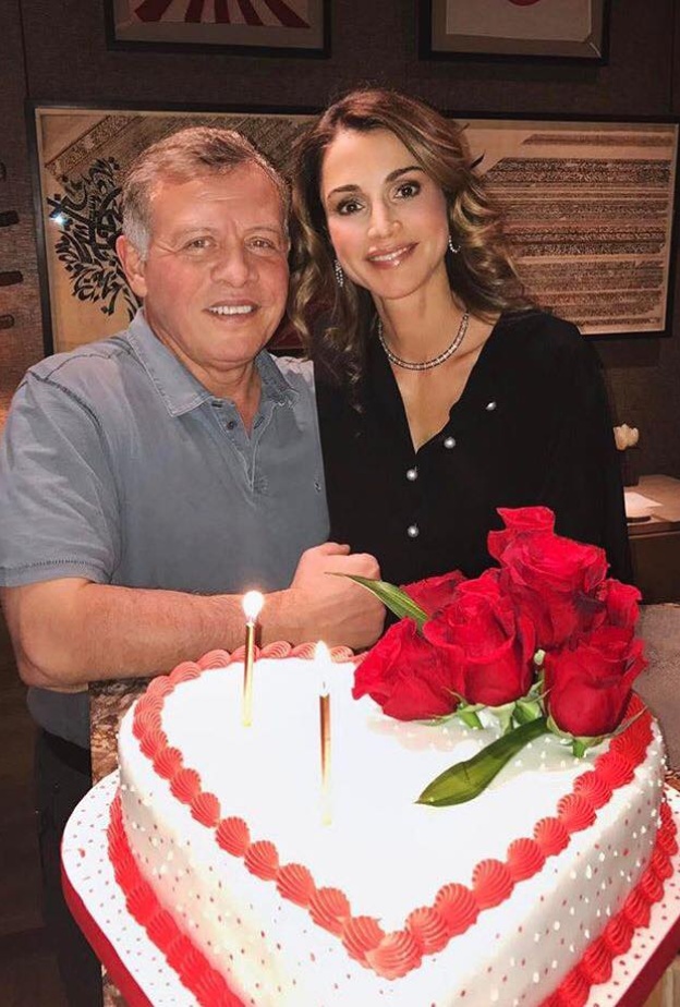 الملكة رانيا تحتفل مع زوجها الملك عبد الله الثاني بيوم الحب.. متمنيةً الحب للجميع