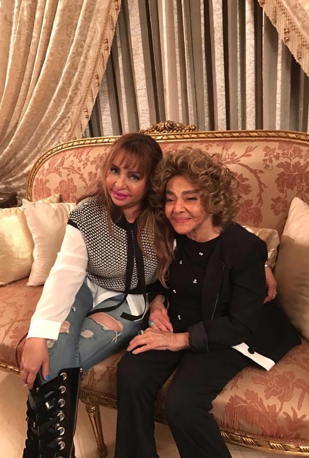 ماجدة وابنتها