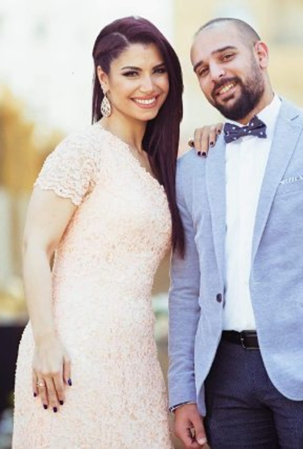 نسمة محجوب وخطيبها