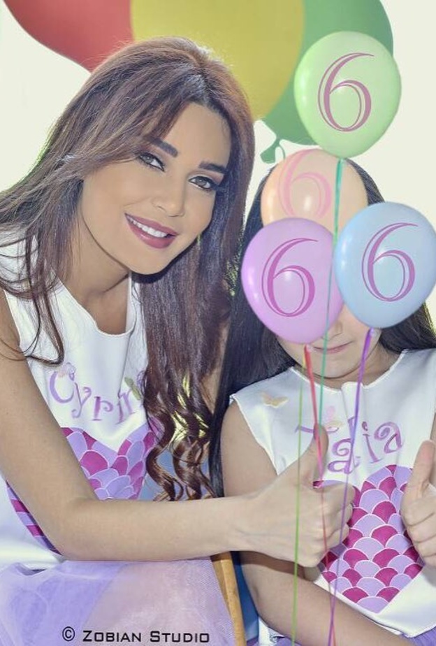 سيرين عبد النور وابنتها تاليا