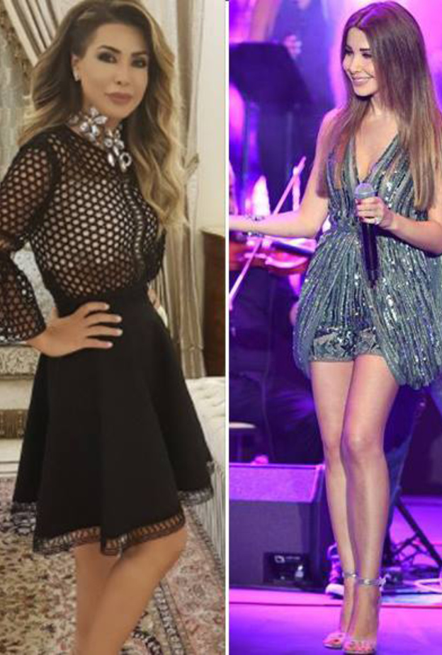 نانسي عجرم تبتعد عن فساتين السهرة ونوال الزغبي راقية