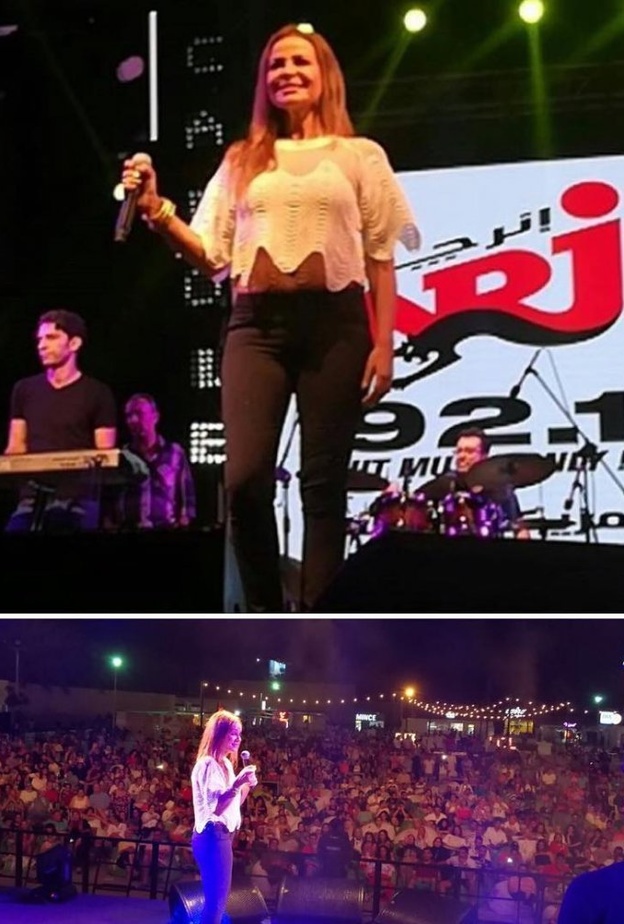 كارول سماحة في الساحل الشمالي