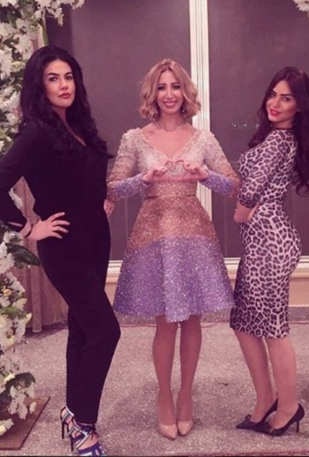 هند رضا في حفل خطوبتها