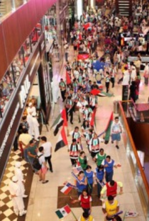  دبي مول يحتفل بالأولمبياد  