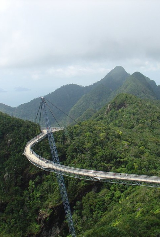 طريق الجبال في جزيرة لانكاو