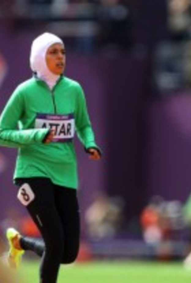 سارة عطار خلال الأولمبياد
