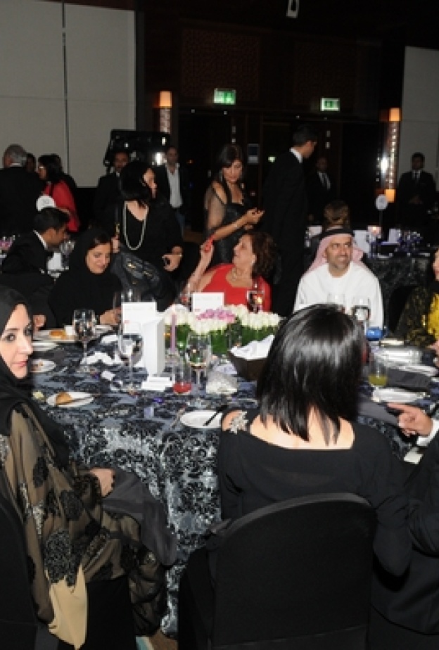 الشيخة لبنى القاسمي أثناء الحفل