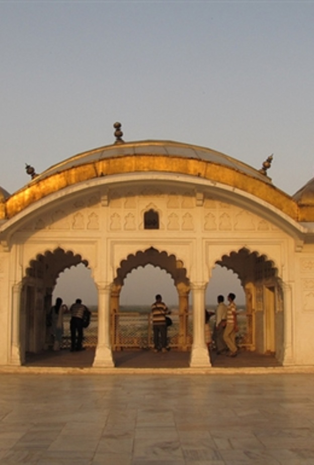 A Beautiful Arcade at Agra Fort
