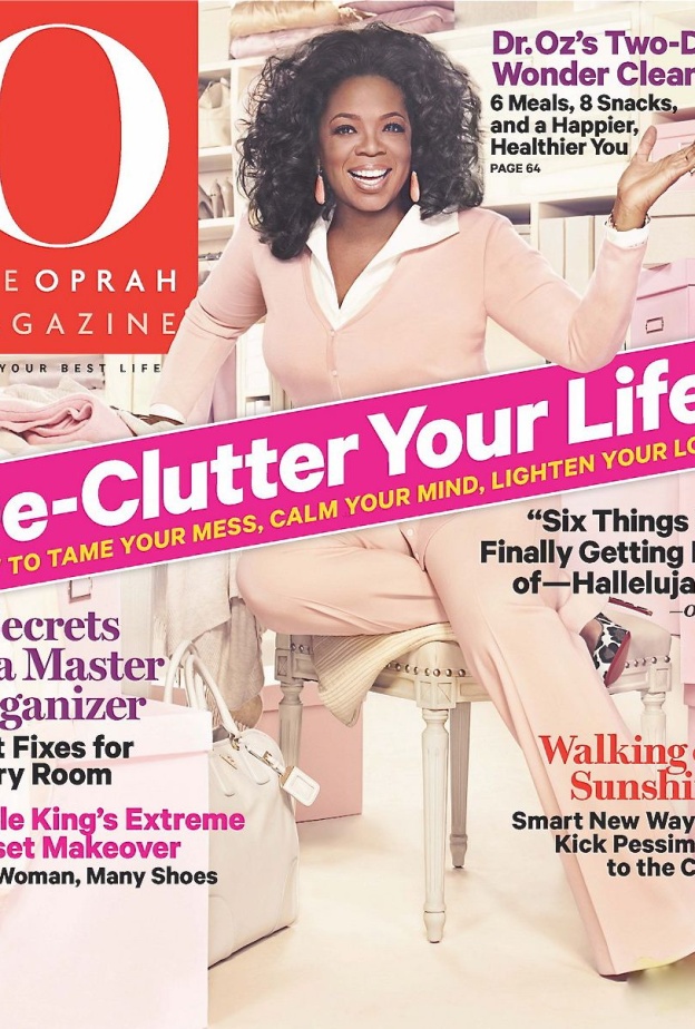 O Magazine على غلاف عدد مارس 2012 من مجلتها