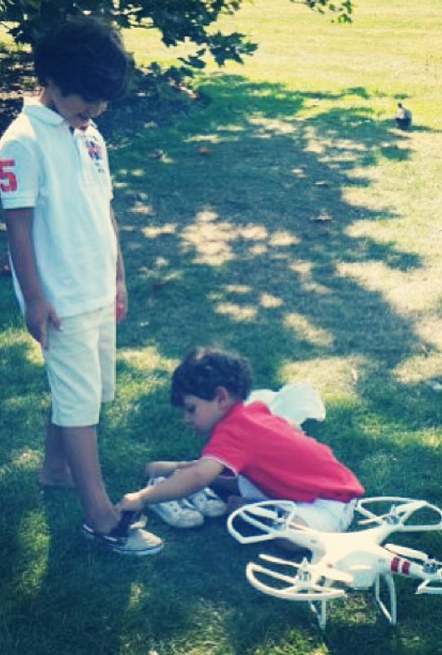 من رحلة الشيخة منال وأولادها