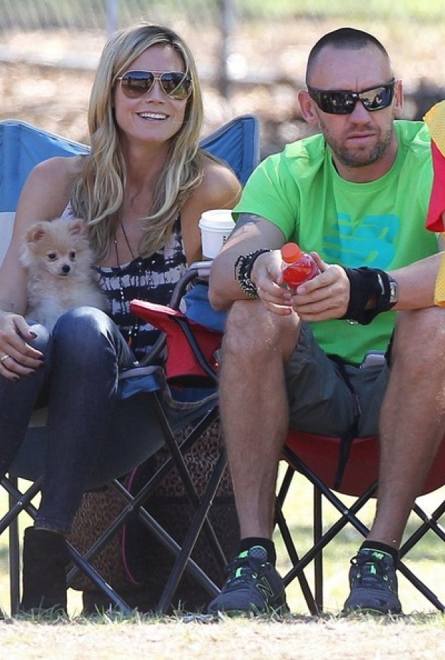 بالصور: هايدي كلوم تتمتع بيوم رائع مع عائلتها