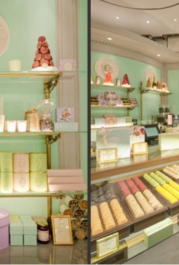 مقهى لا دوري في دبي مول... صفوف مغرية من الماكارون اللذيذ